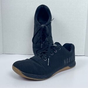 NOBULL Superfabric Black Trainer Lace Up Cross Traiining Shoe Men's Size 10